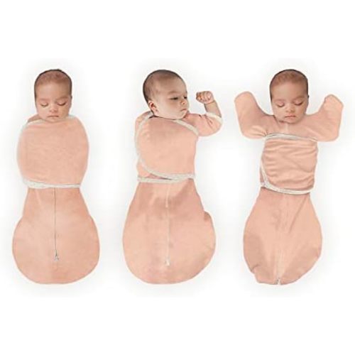 SwaddleDesigns 6-Way Omni Swaddle Sack Arms Up Swaddle for Newborn, More Options to Calm Startle Reflex, Improves Sleep