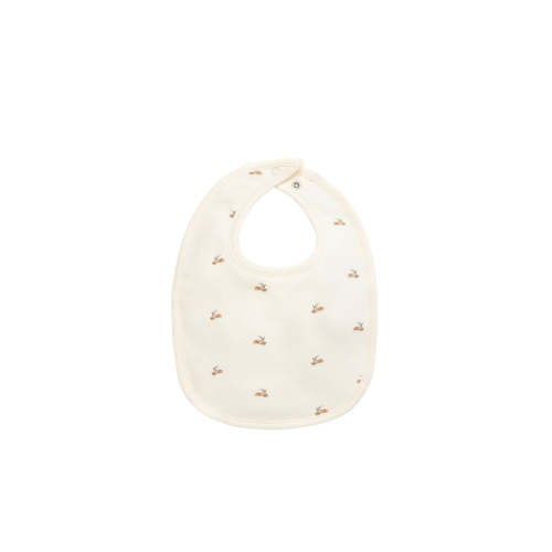 Organic Cotton Bib - Forest Night Acorns – Jamie Kay USA