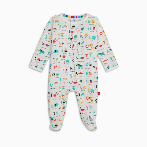 Magnetic Me Modal Magnetic Footie - Abc Love, Newborn