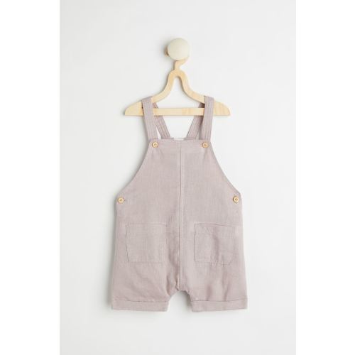Linen Overall Shorts