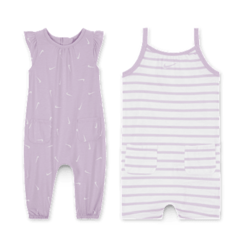 Nike Essentials Baby (0-9M) 2-Pack Romper Set