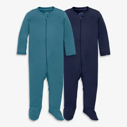 The New Organic Zip Footie 2-pack (3-6mo) | Primary.com