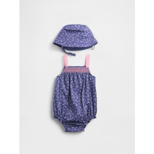 Baby Poplin Bubble Outfit Set