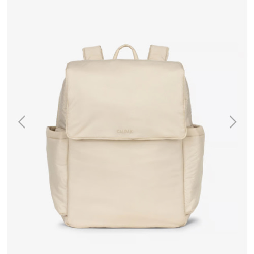 Diaper Backpack with Laptop Sleeve - OATMEAL