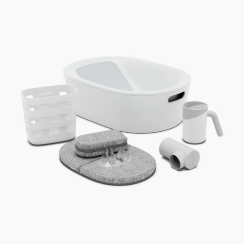Lalo Bathtime Full Kit - Tub & Accessories - Coconut