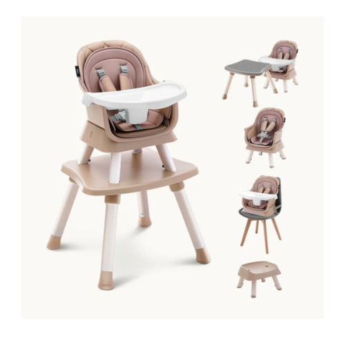HARPPA Moro | 8 in 1 High Chair, Newborn to Toddler Feeding Booster Seat with Recline & Adjustable Heights, Portable, Easy to Clean & Fold – Perfect for Mealtime, Playtime & Growth