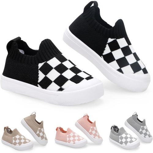 Mesh Toddler Shoes,Baby Sneakers Girls Boys, Baby Sock Shoe,Slip-On Baby Walking Shoes,Breathable Toddler Tennis Shoes,Baby Non-Slip Breathable Slippers with Soft Rubber Soles 6 9 12 18 24 Months