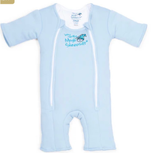 Blue Baby Merlin’s Magic Sleepsuit – 100% Cotton for Better Baby Sleep