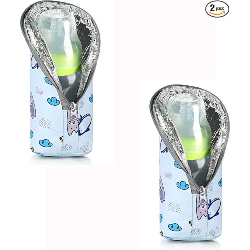Accmor Baby Bottle Cooler Tote Bags, Insulated Breastmilk Cooler Bag, Nursing Bottle Cooler Warmer Bag for Nursing Mom Daycare Travel