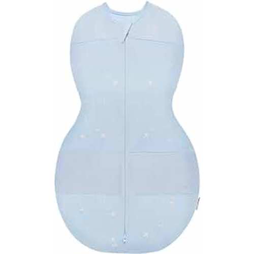 Happiest Baby Sleepea 5-Second Swaddle - Sky Blue Stars, Small (5-12lb.)