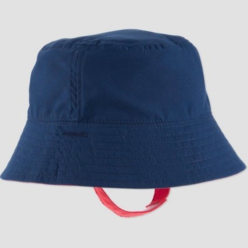 Carter's Just One You®️ Baby Boys' Solid Reversible Sun Hat - Navy Blue/Red 6-12M