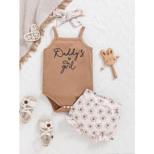 Spring Bodysuit & Daisy Bloomers Outfit (1-3 Month)