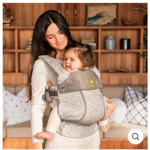 LilleBaby Carrier with lumbar support - color Coastal Sands