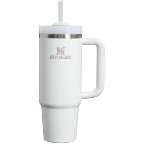 Stanley 30 Oz Stainless Steel H2.0 Flowstate Quencher Tumbler Frost: Dishwasher-safe Drinkware For Hot & Cold Beverages
