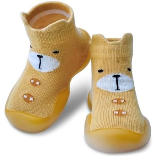Baby Shoes Boys Girls First Walking Shoes Non Slip Soft Sole Sneakers Toddler Infant Babygirl Sock Shoes