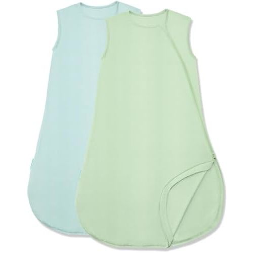 Supersoft Sleep Sack 0.5 TOG, Premium Bamboo Viscose Sleeping Bag Thin Baby Wearable Blanket 2-Way Zipper Sleep Sack