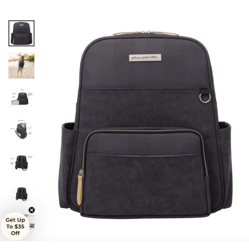 Sync Backpack in Carbon Cable Stitch