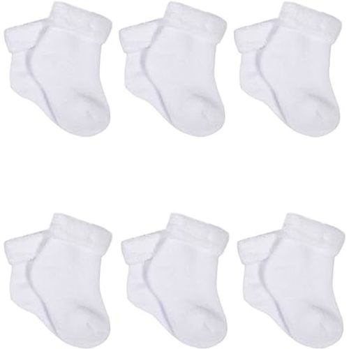Gerber 6-Pack White Terry Socks