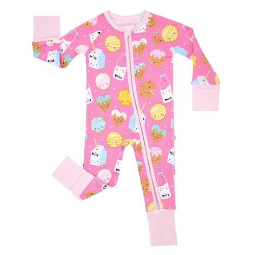 Little Sleepies Pajamas for Baby Boys & Girls, Viscose from Bamboo Baby Pajamas, Snug Baby Sleeper, Toddler PJs, 2-Way Zipper