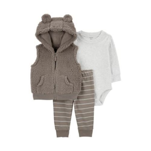 Baby Boys 3 Piece Vest Set