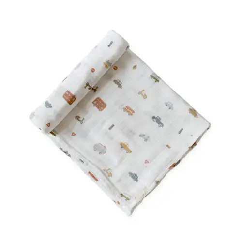 Organic Cotton Muslin Swaddle