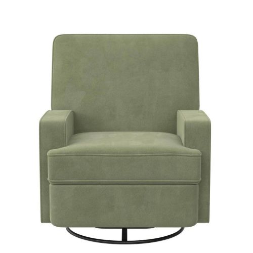 Baby Relax Addison Swivel Gliding Recliner - Light Gray