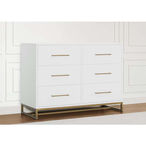 Jade 6 Drawer Dresser with Interlocking Drawers | Delta Children