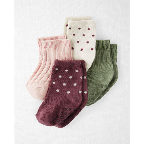 Baby 4-Pack Slip Resistant Socks - Little Planet | Carter's