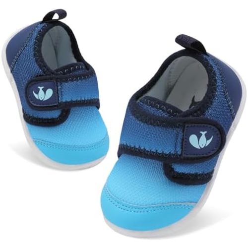 FEETCITY Baby First Walking Shoes Boys Girls Infant Sneakers Crib Shoes Breathable Lightweight Slip On Shoes