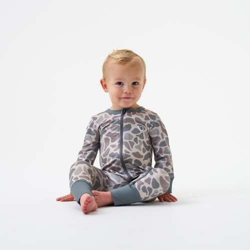 Classic Deer Camo Baby Zip Up | Outdoor Infant Gift | BURLEBO