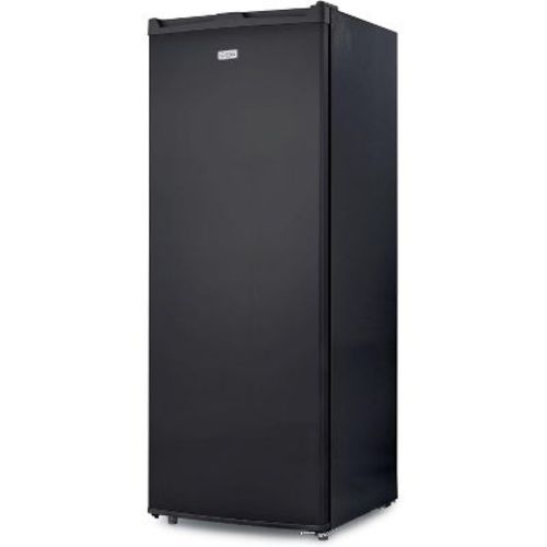 Commercial Cool Upright Freezer, Stand Up Freezer 6 Cu Ft with Reversible Doorm,Black