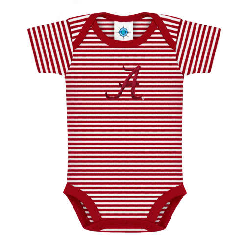 Alabama Crimson Tide Striped Bodysuit | College Baby