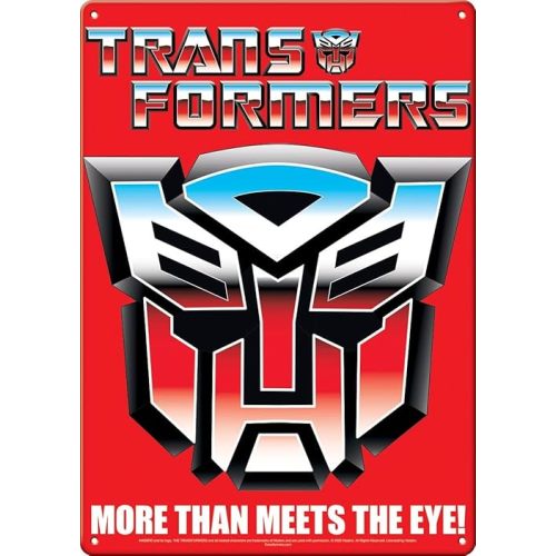 Ata-Boy Transformers Metal Sign, Autobot Size 8.25” X 11.5”