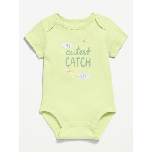 Short-Sleeve Graphic Bodysuit for Baby