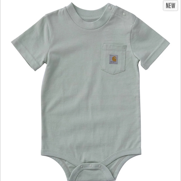 Kids' Short Sleeve Pocket Bodysuit (Baby)