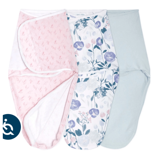 Floral Baby Cotton Easy Swaddle 0-3M | aden + anais
