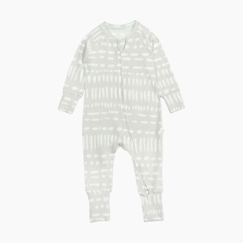 Loulou Lollipop Sleeper (Tencel) - Grey Mudcloth, 0-3 M