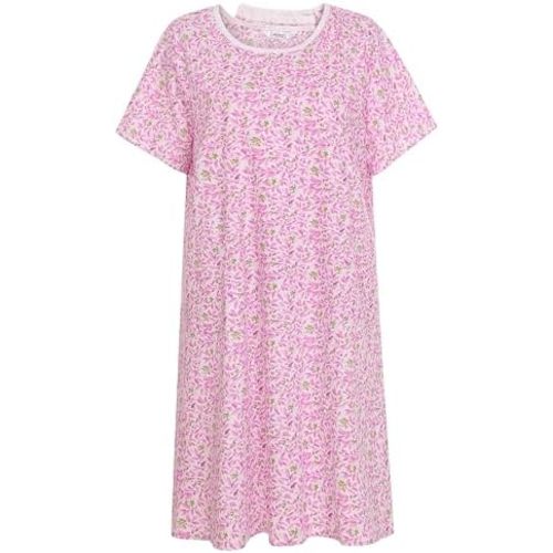 AVIIER 100% Cotton Hospital Gowns for Women Open Back Adaptive Clothing Nightgown Post Shoulder Surgery Patient Gown