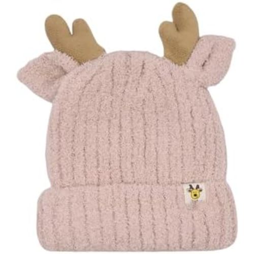 Baby Beanie Hat Cute Antlers Reindeer Crochet Knitted Hat Winter Warm Cap for Toddler Boys Girls