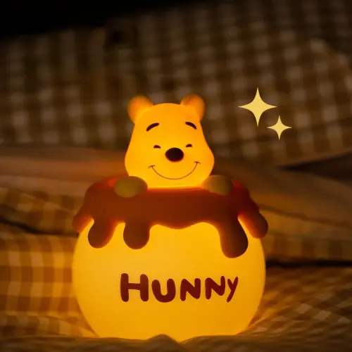 Winnie the Pooh Cartoon Creative Silicone Night Light Cute Night Sleep Bedside Lamp Bedroom Decoration for Boys and Girls - AliExpress