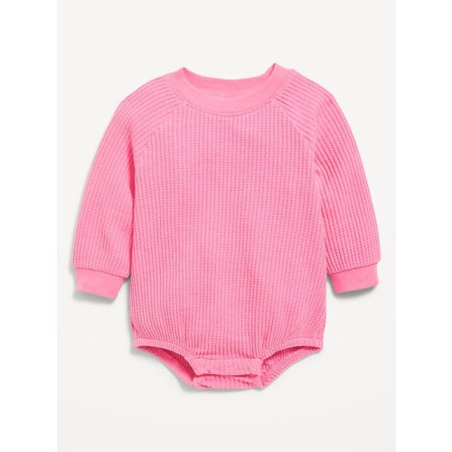 Long-Sleeve Fleece One-Piece Romper for Baby | Old Navy