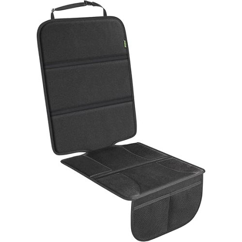 PIDO Car Seat Protector Under Baby Car Seat with Thick Padding, Carseat Pads Cover Mat for Kids, Waterproof Material and Non-Slip Base – Universal Fit for Leather and Fabric Upholstery