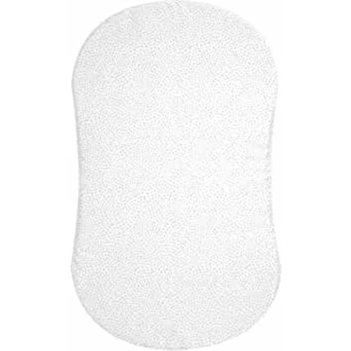HALO Bassinest Fitted Sheet – Soft Fitted Bassinet Sheet for Baby – 30” x 16” Pre-Shrunk 100% Cotton Crib Sheet – Breathable Bedtime Sheet for Babies, Pebble