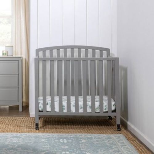 DaVinci Dylan Folding Portable 3-in-1 Mini Crib and Twin Bed - Chestnut