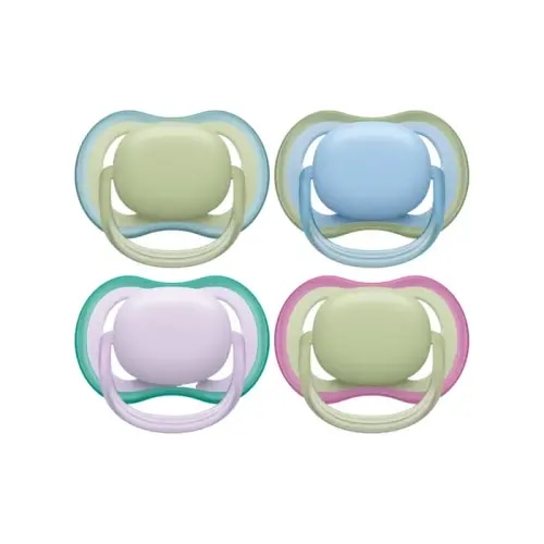 Avent Ultra Air Soft Soother Mixed 0-6M Asstd - 2 Pack | Baby Bunting AU