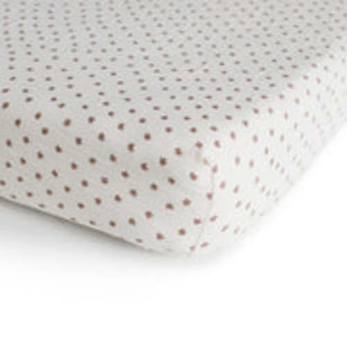 Mushie Extra Soft Muslin Crib Sheet | Bloom