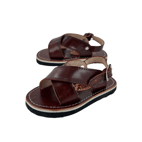 Kids' Brown Huarache Cruzado