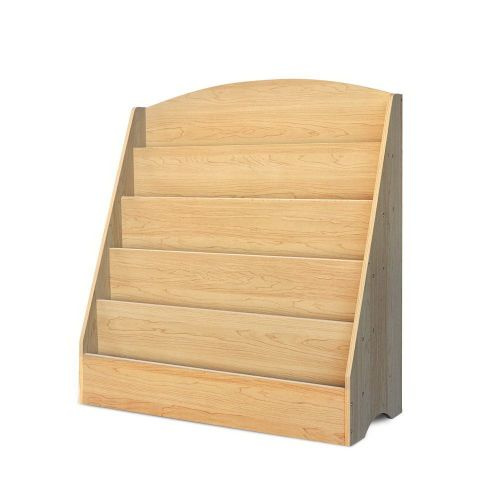 Keezi 5 Tiers Kids Bookshelf Rack Organiser - Wood