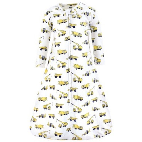 Hudson Baby Long Sleeve Cotton Jersey Sleeping Bag, Sack, Blanket, Construction, 6-12 Months