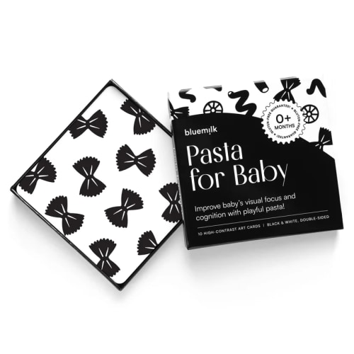 Pasta for Baby High-Contrast Art Cards – Chunky Deli